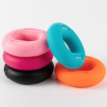 두가지 강도로 운동하는 실리콘 도넛 악력기 무소음 완력기 전완근 간편휴대, 민트(40~50LB)