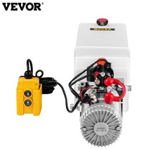 VEVOR 12V DC 8L 단동 유압 파워 팩 덤프 트레일러 3200PSI 용, 한개옵션0