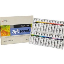 sioncompany_아트시크릿 아크릴물감 20ml 24색 새한아크릴물감 유화물감 유화 아크릴물감 아트시크릿아크릴물감--SC, 이상품보내주세요, 이상품보내주세요
