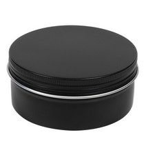 강군샵 알루미늄 틴케이스 150ml 블랙/캔들 용기 DIY 재료, 선택완료