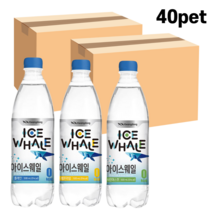 40개 광동 아이스웨일 탄산수 플레인 레몬라임 샤인머스켓 500ml, 레몬라임 40개