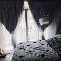 암막커튼 2141# 접착식 빌트인 윈도우 침실 차광 완제품에 구멍 없이 설치 다소미얼 Z