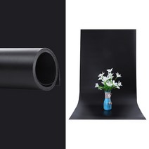 배경천 55x120cm/ 70x140cm 매트 PVC 소재 안티 링클 방수 배경 장비에 대 한, 04 Black_01 55 x 120cm