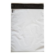 PACKZON Poly Mailers Shipping Envelopes Bags Self Sealing White 2 mil (10