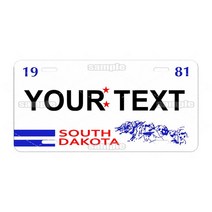 자전거번호판 맞춤형 허영 번호판 당신의 이름 주 색상 자동차 오토바이 자전거 금속 표지판 CA-019, 26 CA0421_01 15X30cm