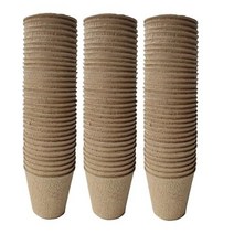 110 팩 묘목을 위한 식물 종자 시동기 실내 심기 컵 3 인치, As Shown