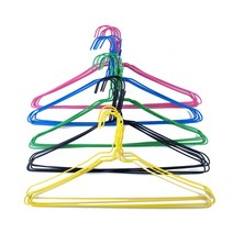 철사 코팅 세탁소옷걸이, 세탁소(녹색)1개, 1개