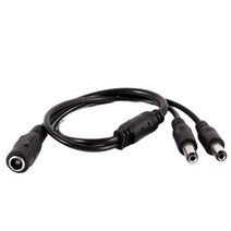 감시 DC 전원 공급 장치 12V 피그 테일 2.15.5mm 1 Female to 2 Male Splitter Plug Cable Cord for CCTV C, 한개옵션0