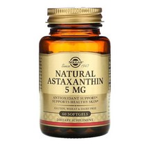 Solgar 솔가 아스타잔틴 5 mg 60정 Astaxanthin 아스타크산틴 솔땡 고약사 약들약
