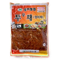 우리존 솔거 무우채 장아찌 10kg(1kgx10팩), 1box, 10kg