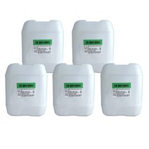 (주)휴림원 3차 살균 정제수 증류수 19리터 x 5개 / 지게차 배터리 순수 화장품 의료용 가습기 냉각수 전동카트, 19L