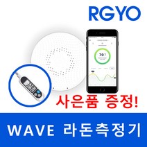 RGYO 스마트 라돈측정기 WAVE 카나리 라돈검출기 에어띵스