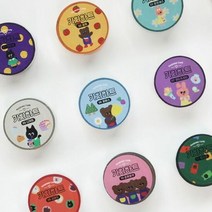 RT 귀여운 캐릭터 키치하트 마테 마스킹 테이프 꾸미기, design:03토린세스