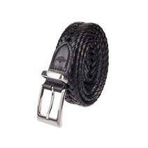 107661 Dockers 다커스 남성용 가죽 꼰 캐주얼 및 드레스 벨트, 블랙 레이스, 30, 블랙 레이스