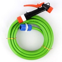 힘찬쇼핑_ 세차호스 세트 꼬이지않는물호스 베란다용호스 학교 고압물호스 정원호스, 5m