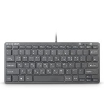 컴퓨터자판기 미니 유선 RGK2 GEAR 블랙USB 기계식 게이밍 광축 사무용 개발자키보드