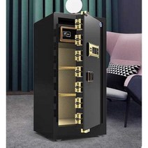 지문 문서 도난 방지 대형 금고 비밀 대용량 가정 캐비넷 전자 스토리지, 14 1m 갈색 암호 키(원격인증)