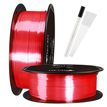샤인 브론즈 1.75mm PLA 3D 프린터 필라멘트 메탈릭 브론즈 샤이니 3D 프린팅 소재 1KG 스풀 TTYT3D, Silk Red