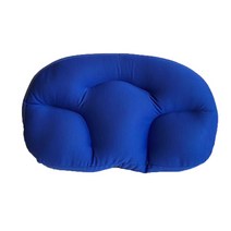 바디 마사지 올 라운드 수면 베개 목 메모리 폼 계란 모양의 헤드 쿠션 건강, 04 Blue