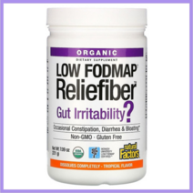 네이쳐스 팩터 저포드맵 Reliefiber 트로피컬향 201g Natural Factors Low Fodmap Tropical Flavor 7.09oz, 없음, 해당사항없음, 없음