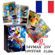 2023 포켓몬 ORIGINE PERDUE ASTRES RADIEUX 퓨전 스트라이크 부스터 프랑스 버전 40-360 개 카드 어린, 36 FR 100PCS