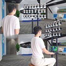 스마트폰 대량 거치대 촬영 방송 대리점 공장 폰가게 홀더, 3개층 30칸 이동 휠