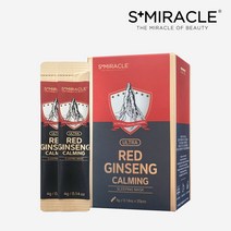 에스미라클 울트라 레드 진생 카밍 슬리핑 마스크 (20매입), 20매입, 4g