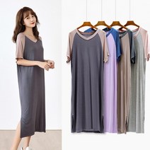 [핫바] 나그랑 반팔 롱원피스 SD-210451
