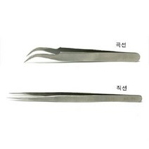 디에스스토리 스테인레스 전자용핀셋 118mm(커브) 과학실험키트