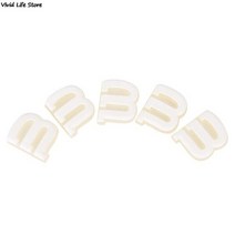 테니스 댐퍼 엘보방지 진동 충격 흡수 고무 댐프너 5pcs 라켓 쇼크 업소버 라켓 직원, 하얀