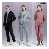 [펠틱스] 23FW 여성 장기모 셋업(집업후드+조거팬츠)