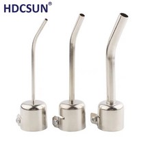 최신 벤드 핫 에어 건 노즐 길이 10cm 45도 벤딩 BGA 노즐 용접 액세서리 YIHUA SAIKE Atten 850 858 8858, 02 5mm