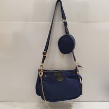 몽크로스 경산점 크로스백 파우치 동전지갑세트 WC8203 BL 3PCS