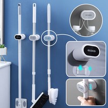 DIW75EDD9 에코 쓱 밀어서 거는 대걸레 청소용품 걸이 여러용도 엄브렐러 후크 밀대후크 밀대 부착식 우산벽 우산후, 도매프리 에코 걸이 블랙