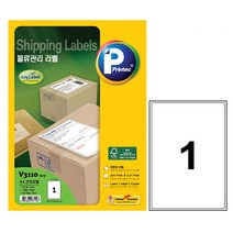 애니라벨 V3110 100매 V3110F 1칸 라벨지 100장, V3110F(1칸/100매)