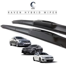 레이븐 기아 더뉴 올뉴 K5 하이브리드 와이퍼 운전석+조수석 세트, 전면 와이퍼세트, 더 K5 (3세대: 19년12월~현재)