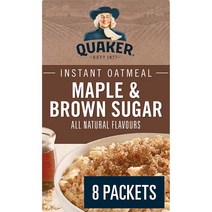 Quaker Instant Oats Maple and Brown Sugar Oatmeal 8ct 344g/12.1oz Imported from Canada} Quaker Insta, 1