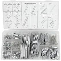 다양한 압축 스프링 확장 스프링 고리 걸이 스프링 200개 모음, 1