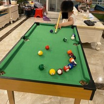 접이식 당구대 카페 펜션 멀티방 4구 쓰리쿠션 아동용, (3.2 CM볼 첨부) 136 cm 롱 풋 플로어