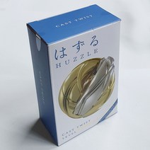 IQPLUS 하나야마 캐스트퍼즐 60여종 1~6단계 hanayama 성인퍼즐 두뇌훈련 치매예방 교육퍼즐 수집퍼즐 취미퍼즐 고난도퍼즐, 414 TWIST, 1세트