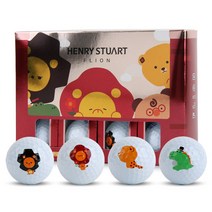 HENRYSTUART 헨리스튜어트 플라이언 골프공 2피스, 플라이언 화이트 1더즌, 1개, 1세트