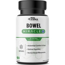[알파리포산] Real Science Nutrition은 장의 기적을 제공합니다 장 건강 복부 불편감 하부 공식 IBS 및 만성 팽만감을 위한 천연 솔루션