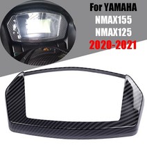 오토바이 액세서리 속도계 악기 미터 장식 커버 캡 yamaha nmax nmax n-max nmax, 탄소 섬유 패턴, 1개