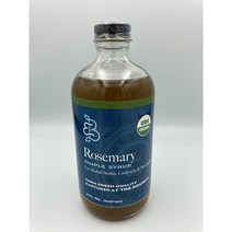 Barefoot Botanicals Rosemary Certified Organic Botanical Simple Syrup, 1