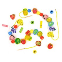 nicespo 실꿰기 과일 실꿰기놀이