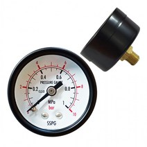 일반 삼성계기 D타입 40파이 압력계 소방배관 보일러배관 압력게이지 측정기기 수도배관 동파 누수, 40파이 4bar