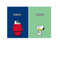 피너츠 스누피 중철노트 2종, 혼합 색상, 15세트