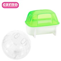 카르노 컬러햄스터볼 모래통세트, K00PPSAT004, 1세트