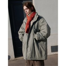 8 3신슐레이트 밀리터리 중기장 패딩 카키 422382