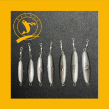 대우조구사 도래추 맨도래추 원투 선상낚시 쭈꾸미 납봉돌 0.8호부터 10호 [낚시추 공장 직배송], (3.5호. 13.8g) 35개